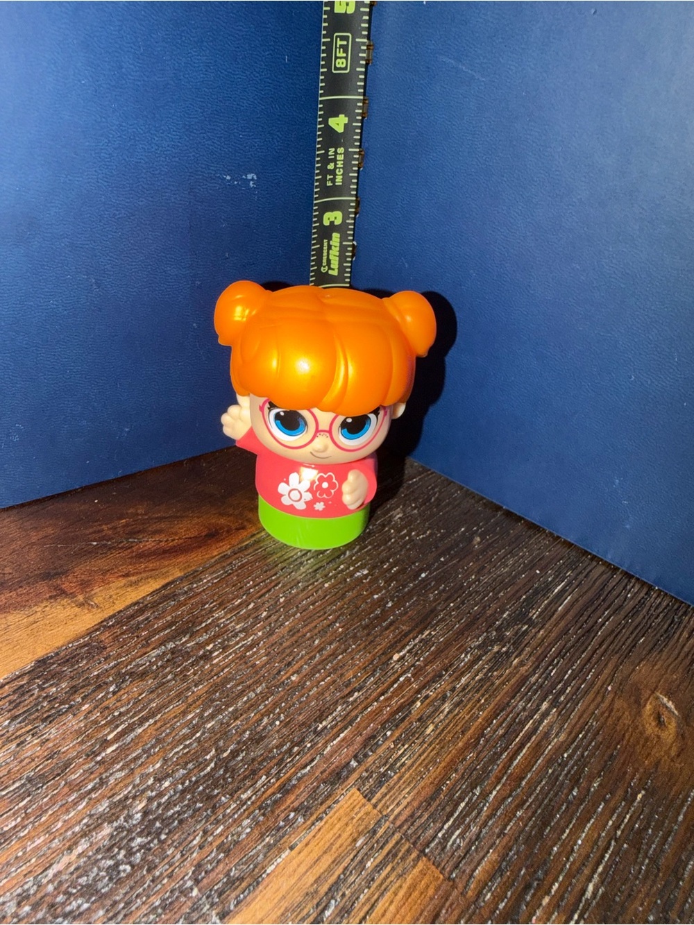 Mega Bloks Figures Rare Catie Girl with Red Hair & Glasses Figure